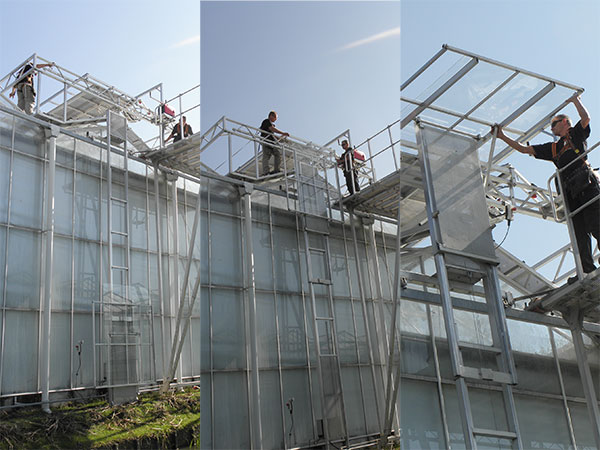 Repair Greenhouse Glass lift
